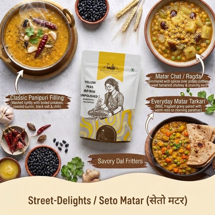 Seto Matar (सेतो मटर) - Culinary Suggestions