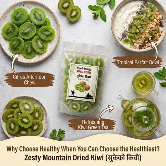 Dried Kiwi (सुकेको किवी) - Culinary Suggestions