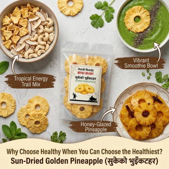 Dried Pineapple (सुकेको भुइँकटहर) - Culinary Suggestions