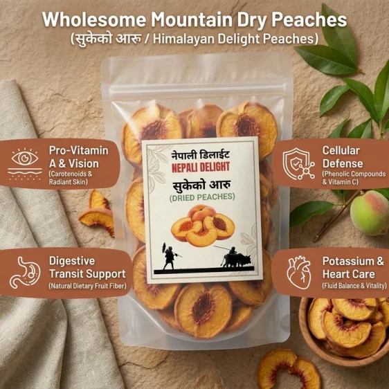 Dry Peaches (सुकेको आरु) - Key Health Benefits